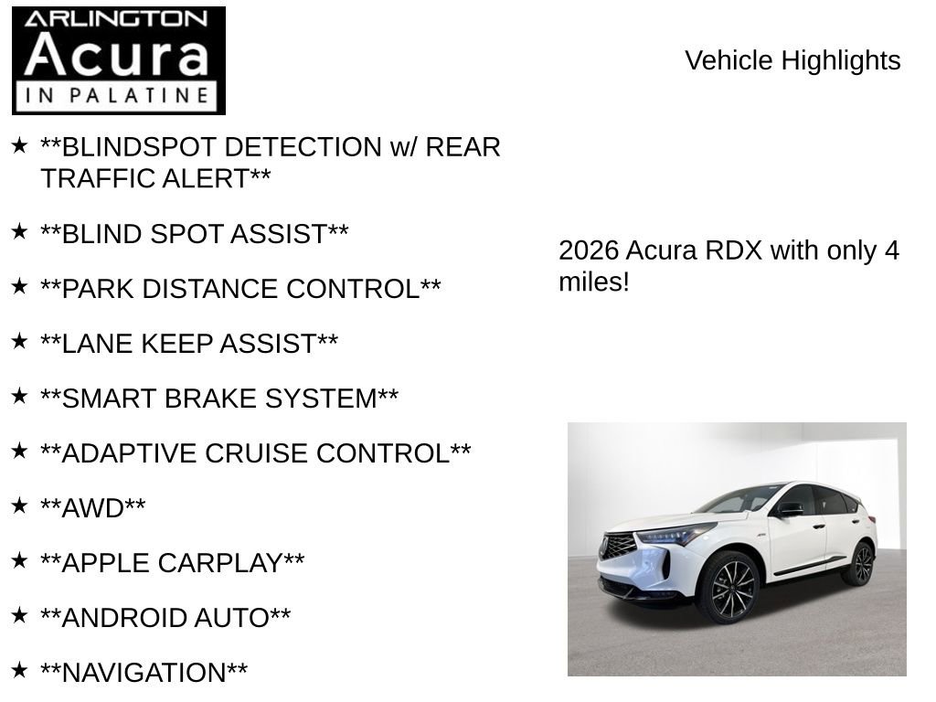 New 2026 Acura RDX A-Spec image 7