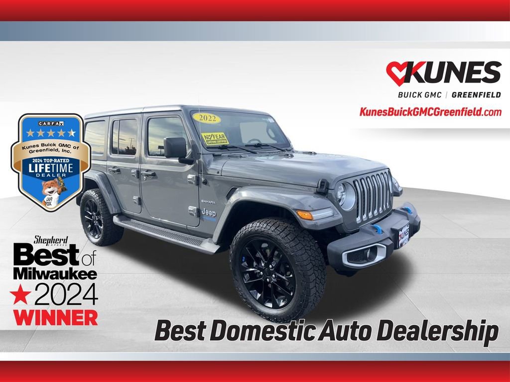 Used 2022 Jeep Wrangler Unlimited Sahara 4xe w/ Cold Weather Group