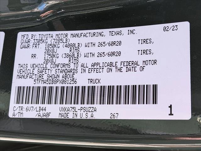 Used 2023 Toyota Tundra 1794 Edition AWD/4WD image 24