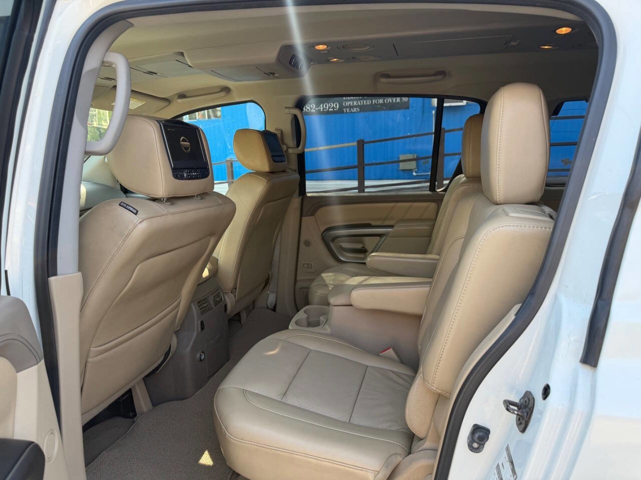 Used 2015 Nissan Armada Platinum w/ 2nd Row Captain Seat Package AWD/4WD image 12