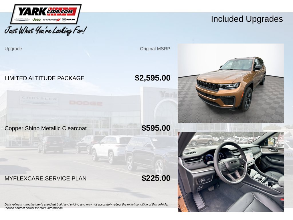 New 2026 Jeep Grand Cherokee L Limited w/ Limited Altitude Package AWD/4WD image 3