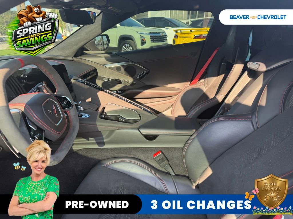 Used 2023 Chevrolet Corvette Stingray Premium Cpe w/ Engine Appearance Package RWD image 9