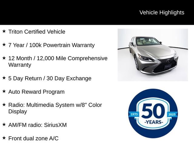 Used 2021 Lexus ES 350 w/ Premium Package image 7