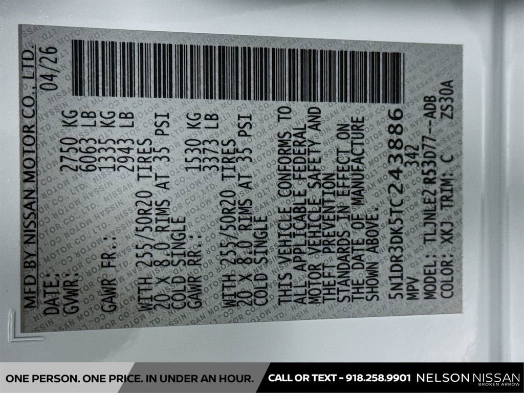 New 2026 Nissan Pathfinder Platinum image 34