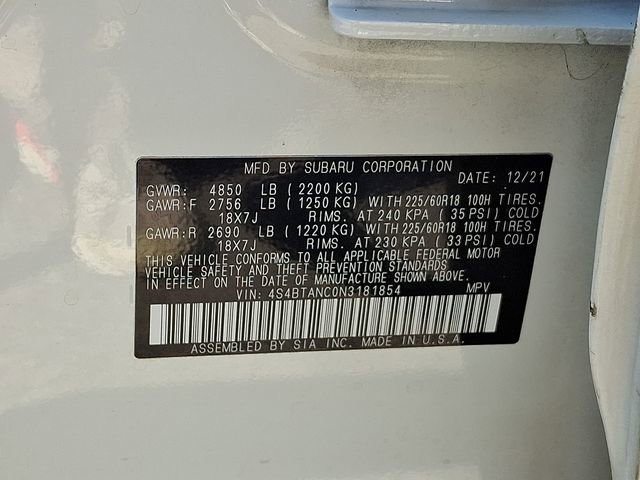 Used 2022 Subaru Outback Limited AWD/4WD image 31