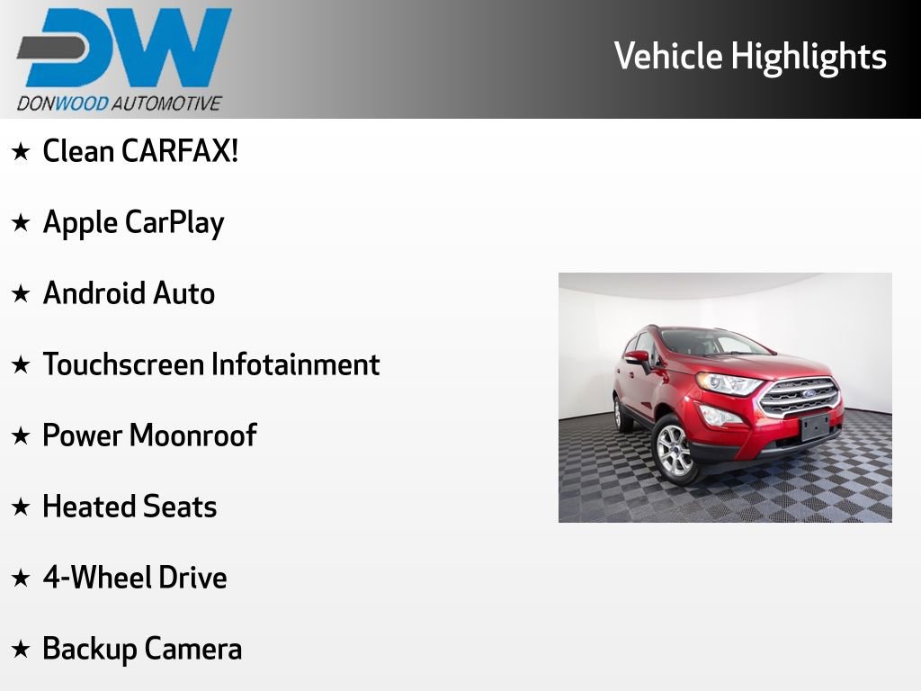 Used 2020 Ford EcoSport SE AWD/4WD image 3