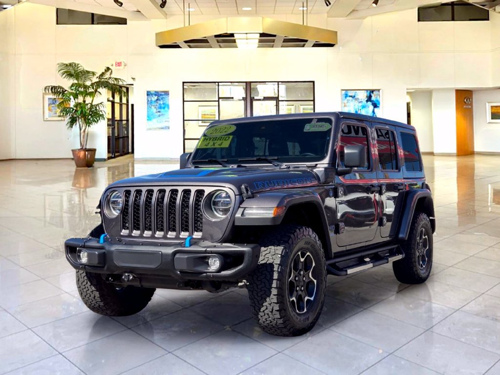 Used 2022 Jeep Wrangler Unlimited Rubicon 4xe w/ Steel Bumper Group AWD/4WD image 1