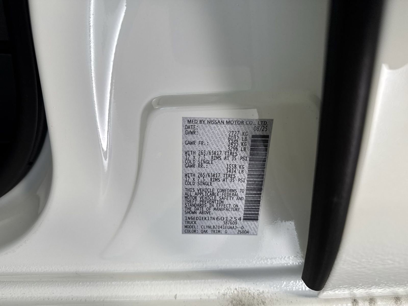 New 2026 Nissan Frontier SV w/ All-Weather Content Package image 35