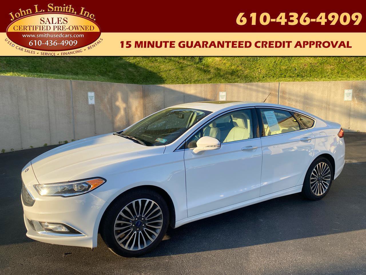 Used 2017 Ford Fusion Titanium FWD image 1