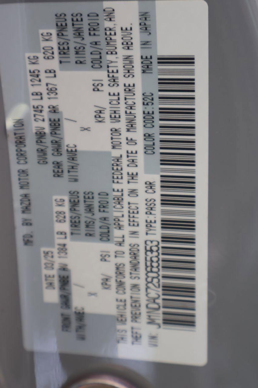 Used 2025 MAZDA MX-5 Miata Club w/ Brembo/BBS Recaro Package image 16