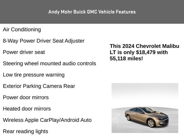 Used 2024 Chevrolet Malibu LT FWD image 8