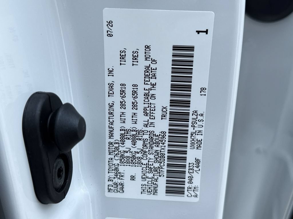 New 2026 Toyota Tundra TRD Pro AWD/4WD image 37