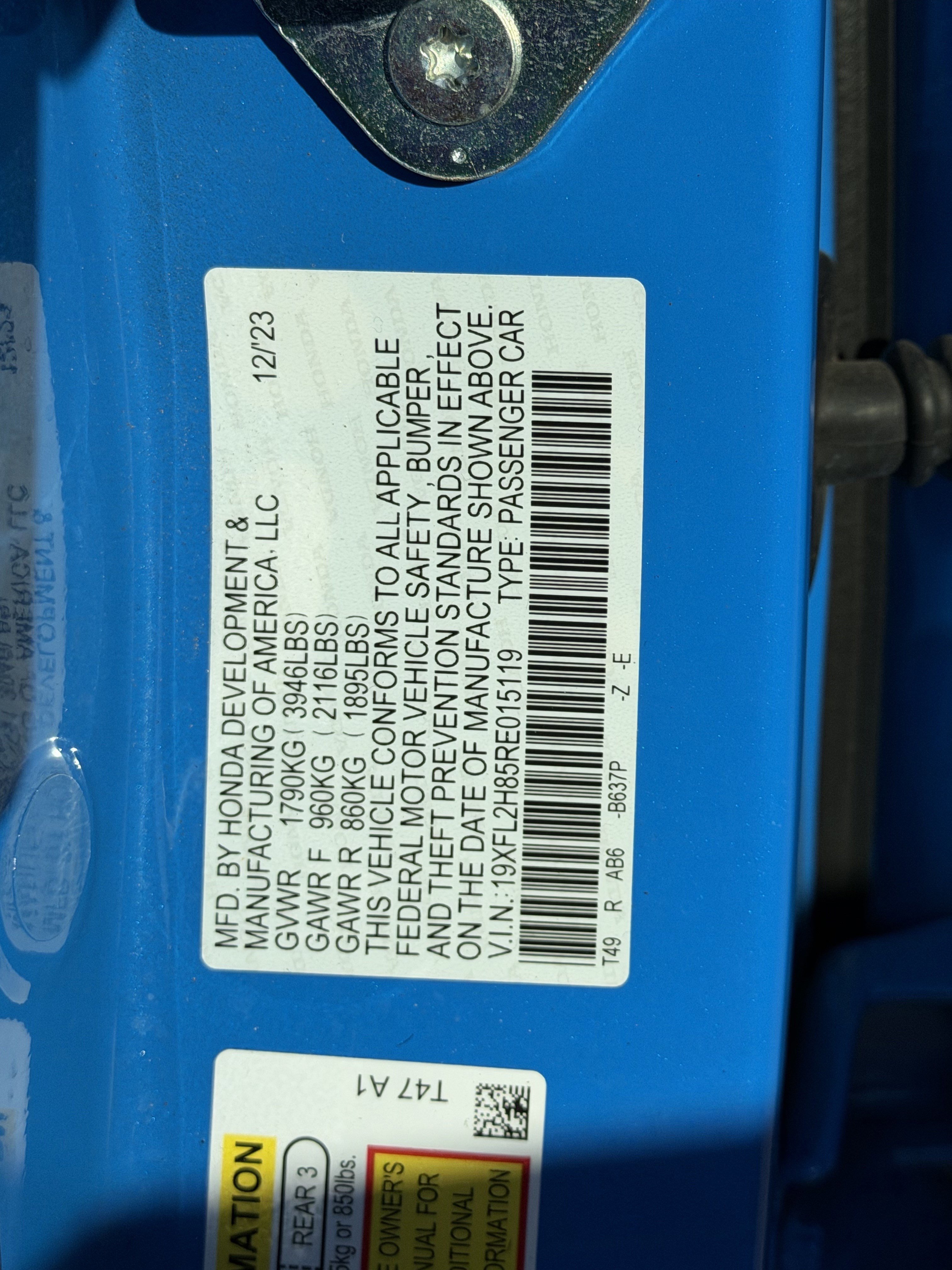 Used 2024 Honda Civic Sport image 24