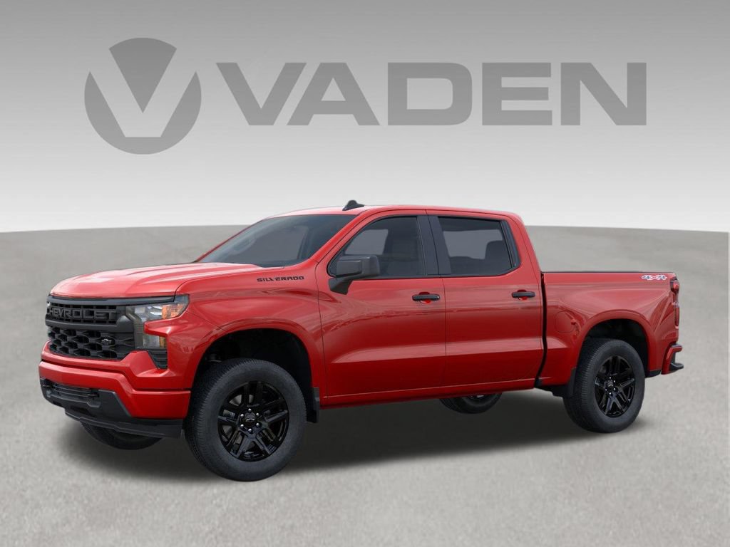 New 2026 Chevrolet Silverado 1500 Custom w/ LPO, Dark Essentials Package AWD/4WD image 2