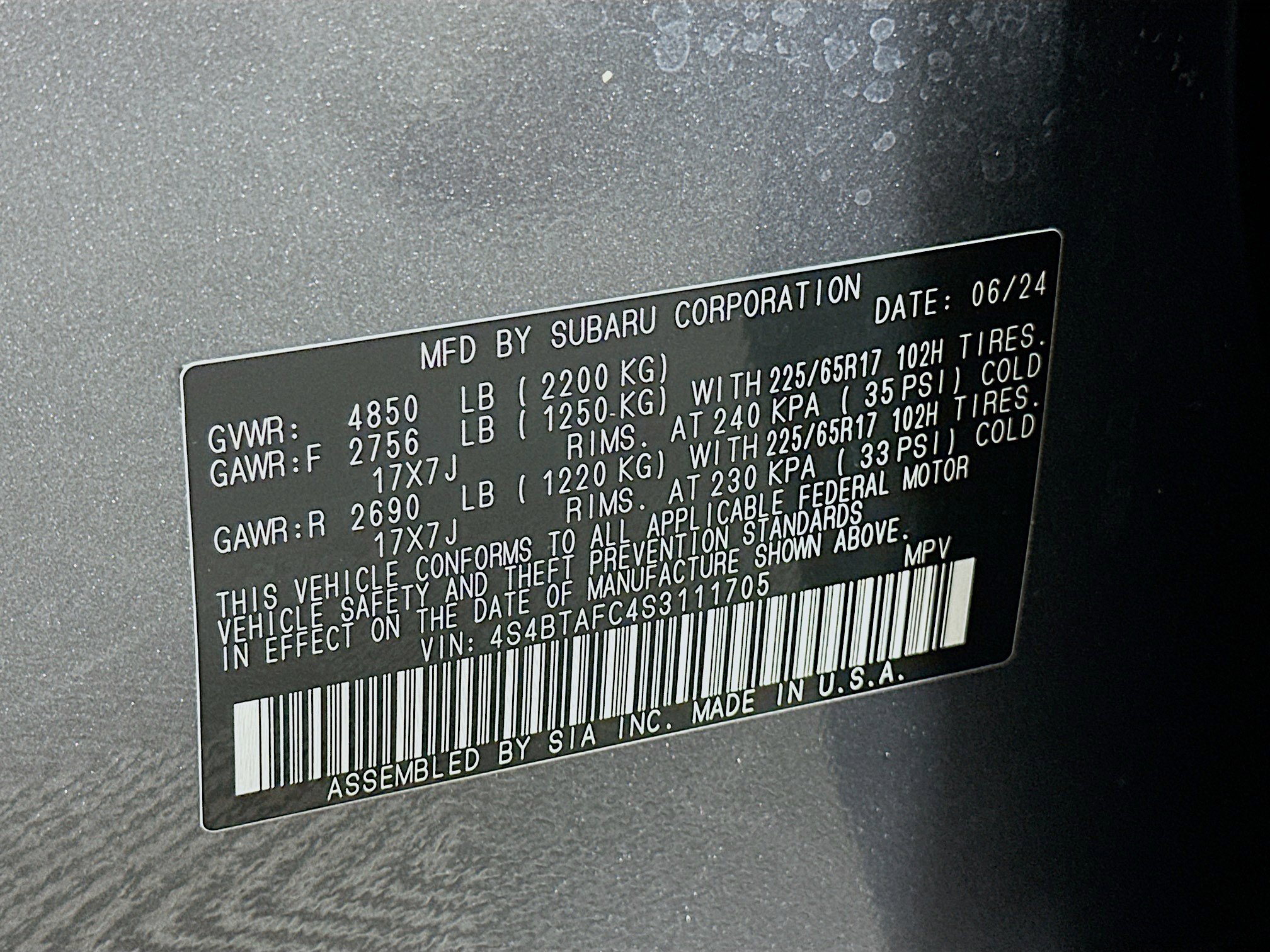 Used 2025 Subaru Outback Premium image 12