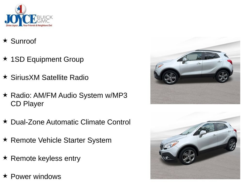 Certified 2014 Buick Encore Convenience FWD image 10