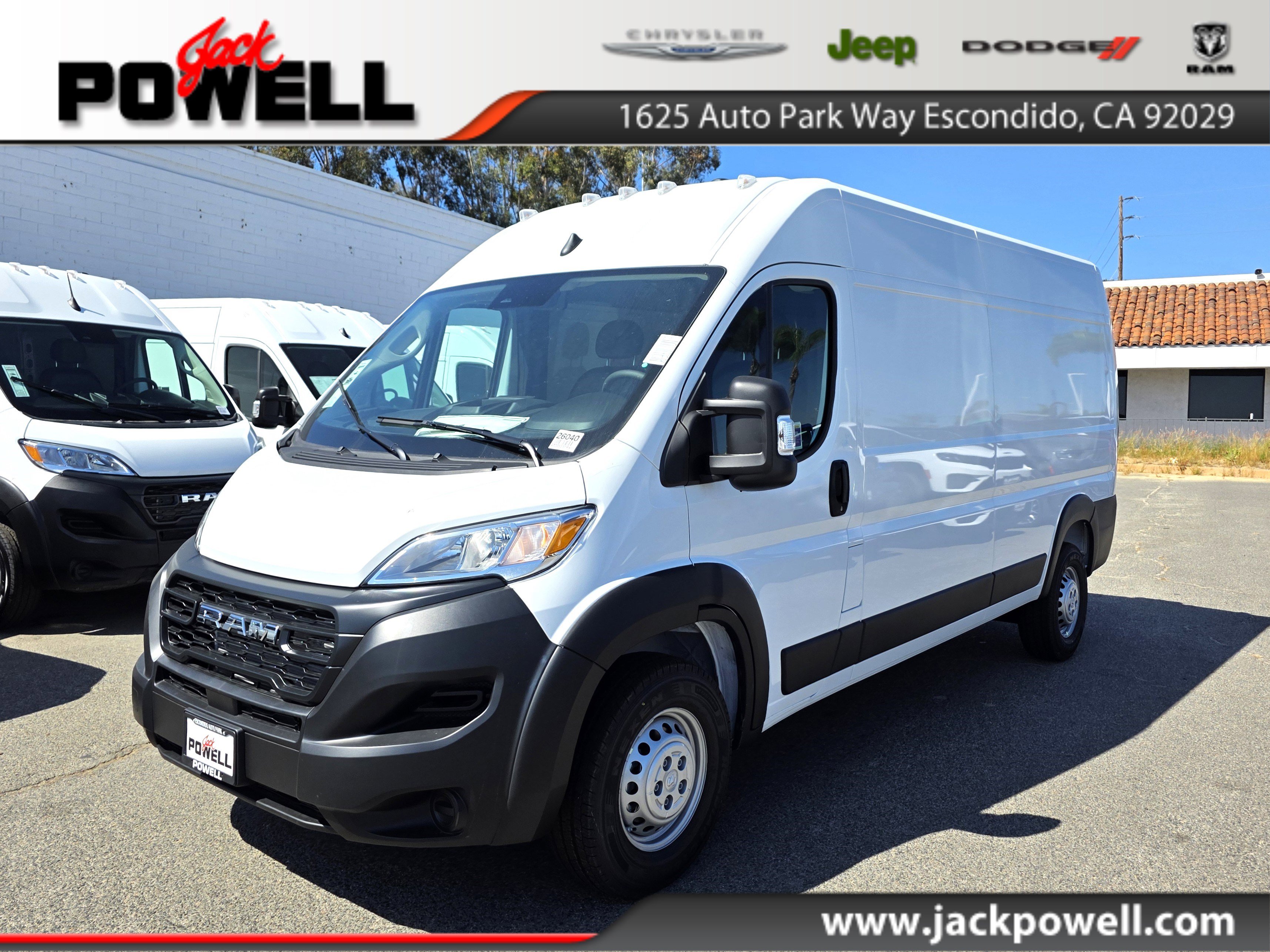 New 2026 RAM ProMaster 2500