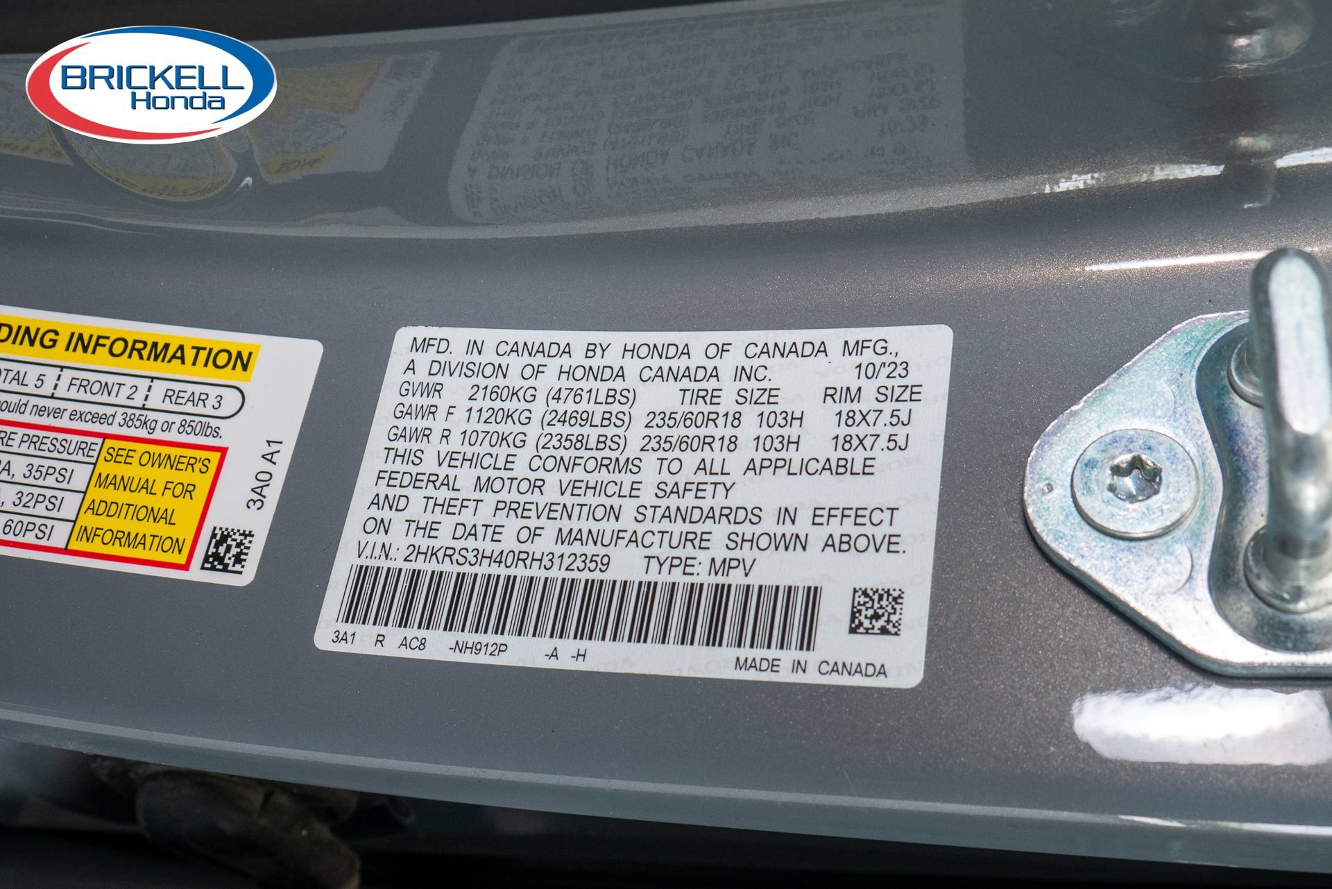 Certified 2024 Honda CR-V EX image 37