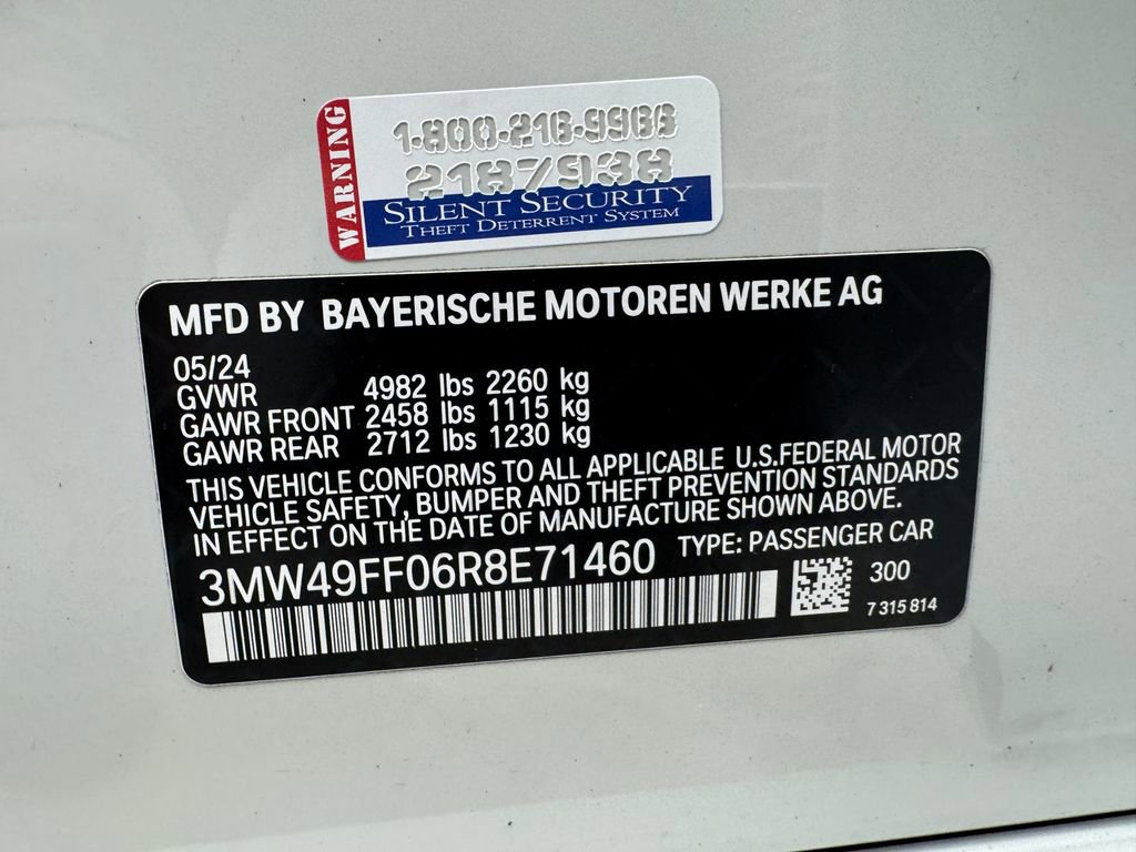 Certified 2024 BMW M340i xDrive w/ Premium Package AWD/4WD image 34