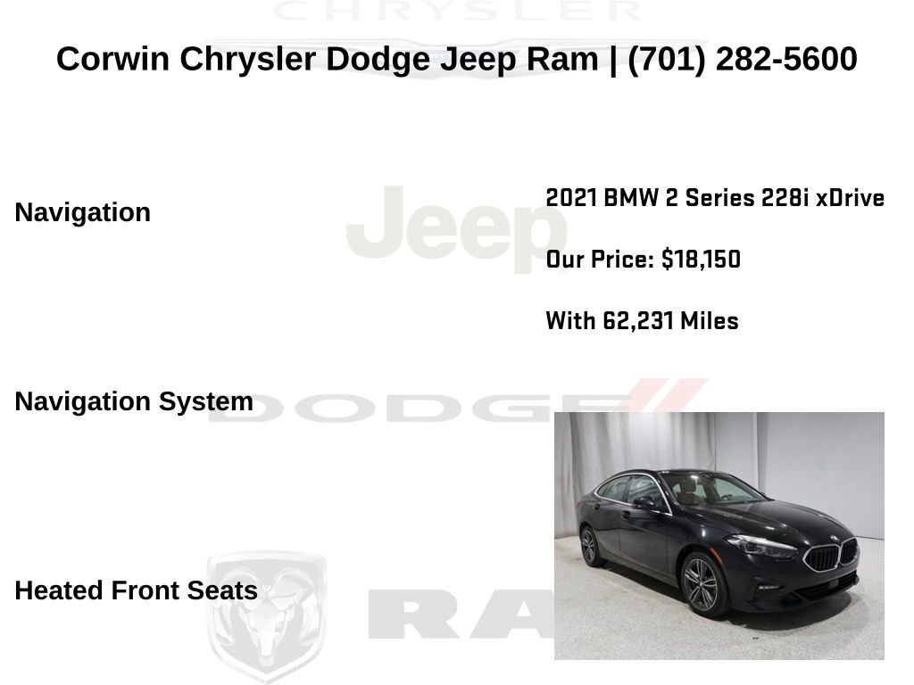 Used 2021 BMW 228i xDrive Gran Coupe w/ Convenience Package image 13