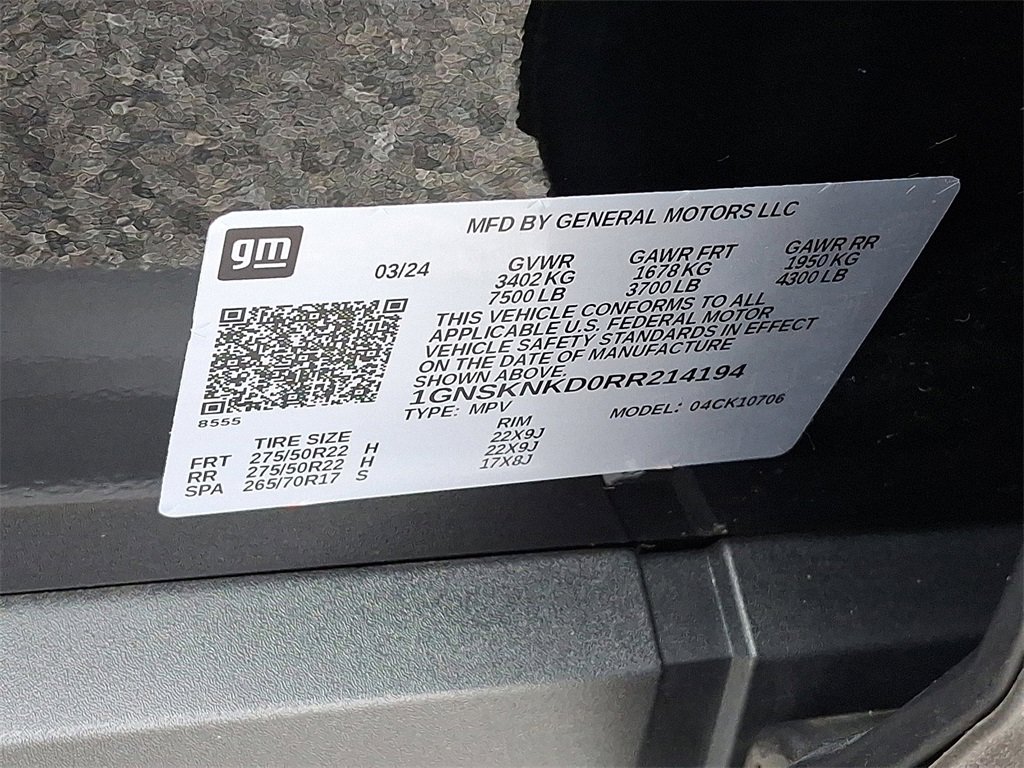 Used 2024 Chevrolet Tahoe LT w/ Luxury Package image 30