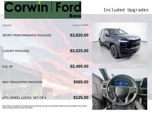 Used 2024 Chevrolet Tahoe RST w/ Sport Performance Package image 3
