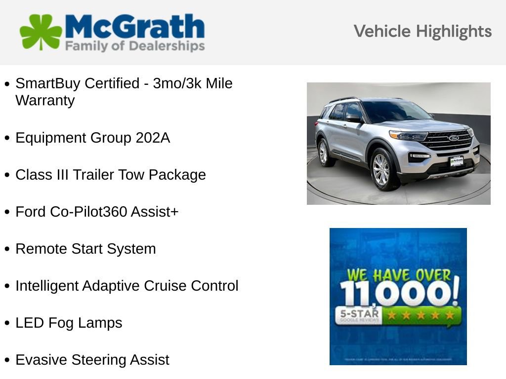 Used 2020 Ford Explorer XLT w/ Equipment Group 202A image 5