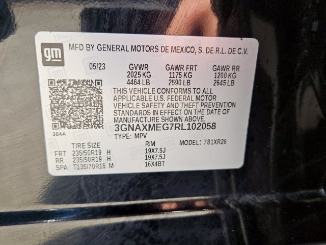 Used 2024 Chevrolet Equinox RS w/ RS Leather Package FWD image 16