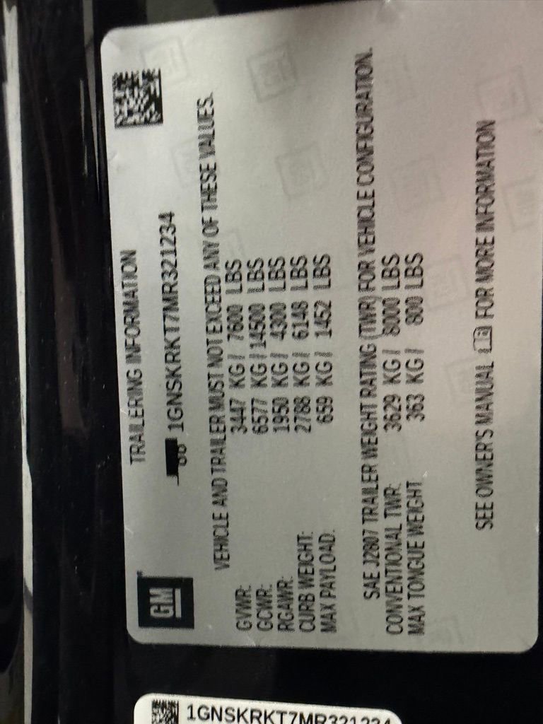 Used 2021 Chevrolet Tahoe RST w/ Luxury Package image 37