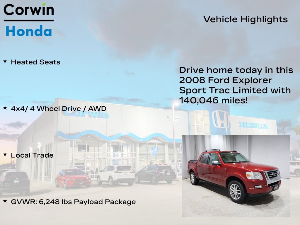 Used 2008 Ford Explorer Sport Trac Limited image 6