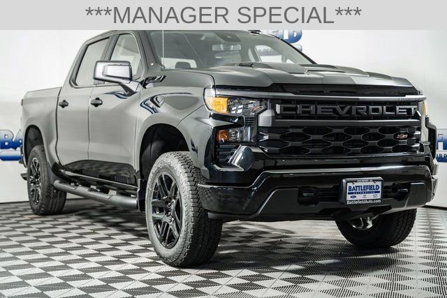 New 2026 Chevrolet Silverado 1500 Custom Trail Boss w/ Turbomax Blackout Package image 1