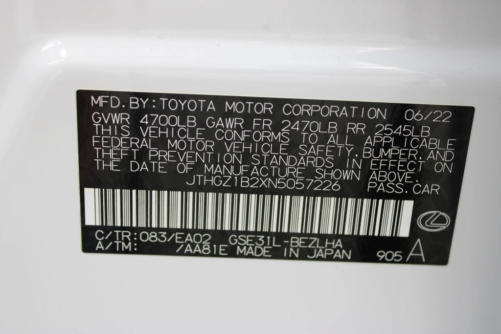 Used 2022 Lexus IS 350 F Sport RWD image 32