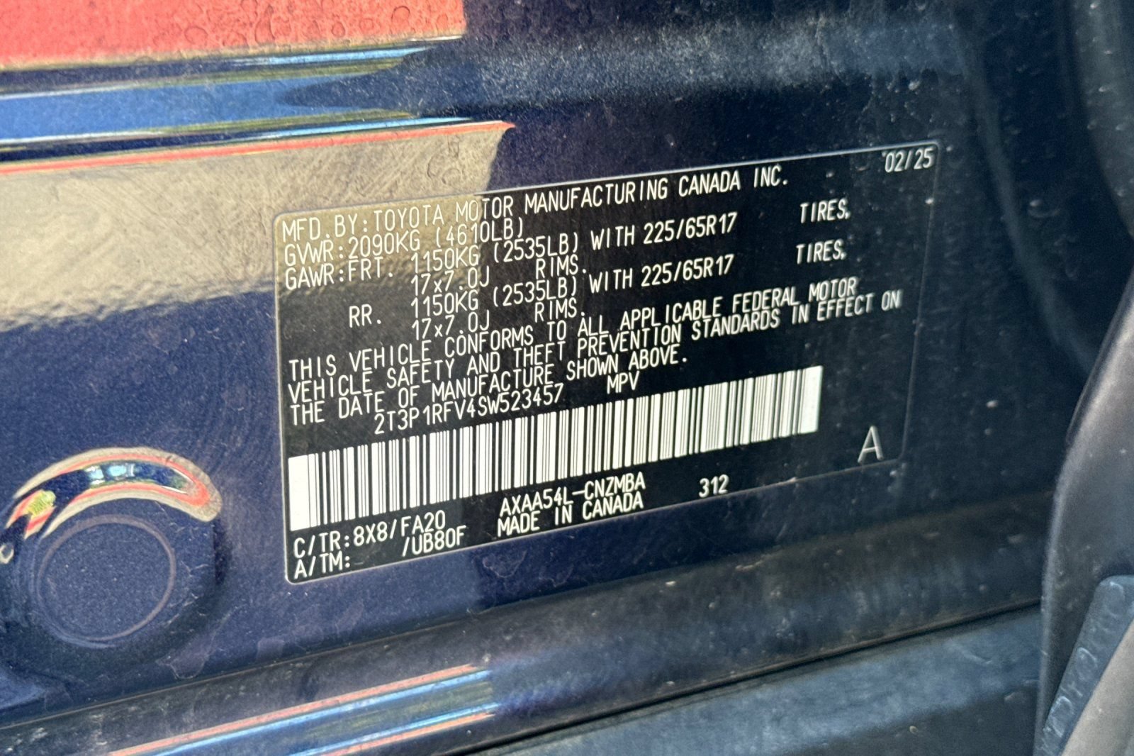 Certified 2025 Toyota RAV4 XLE AWD/4WD image 56