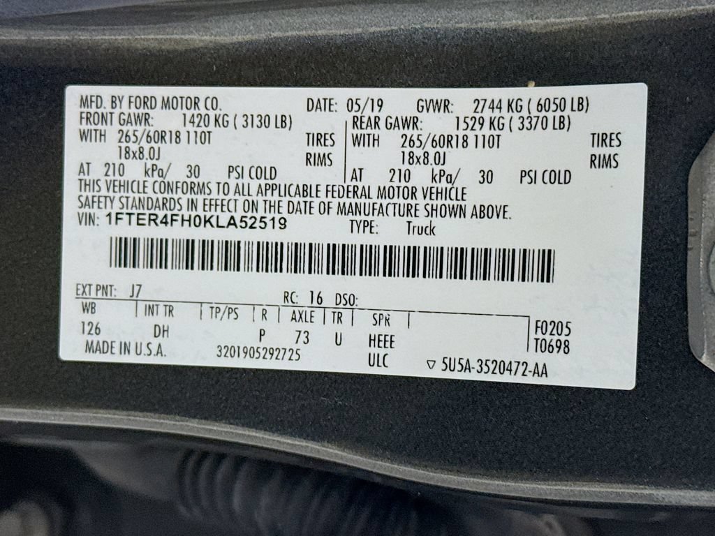 Used 2019 Ford Ranger Lariat w/ Technology Package AWD/4WD image 34
