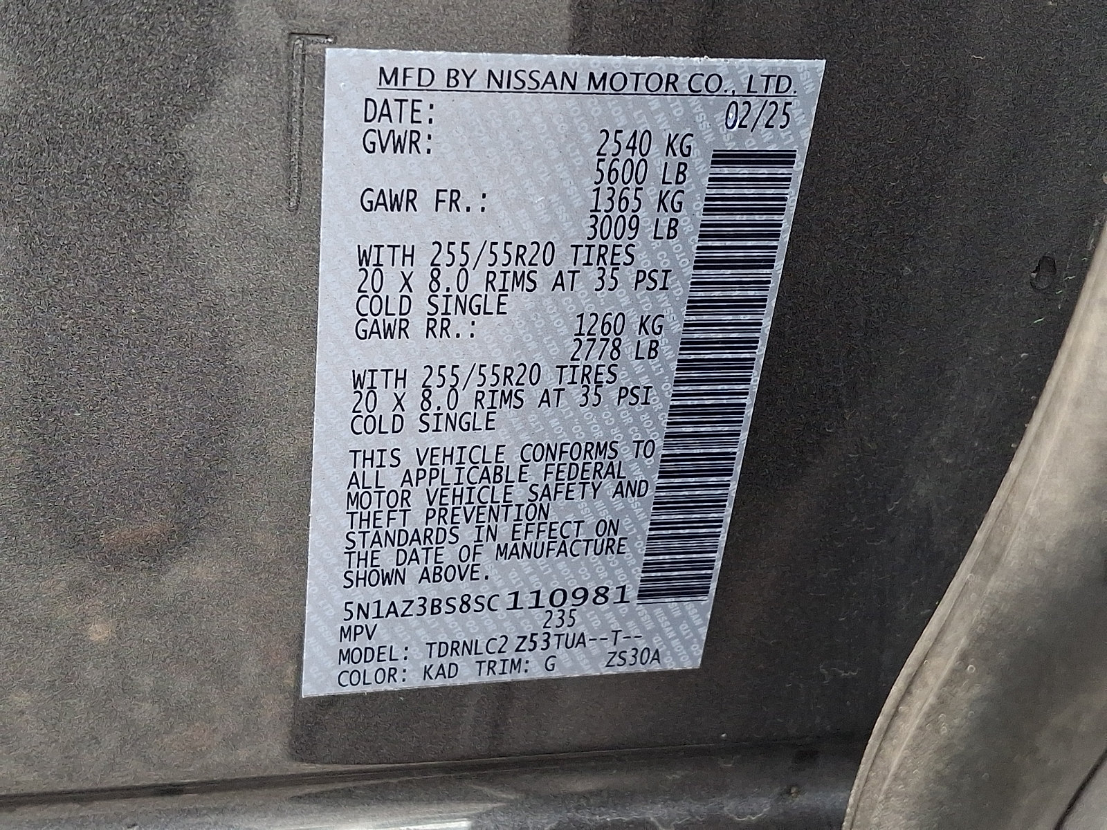 Certified 2025 Nissan Murano SV AWD/4WD image 27