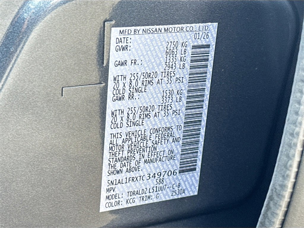 New 2026 INFINITI QX60 Luxe w/ Cargo Package image 35