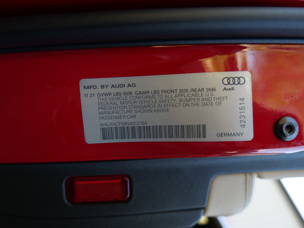 Used 2022 Audi A5 2.0T Premium Plus w/ Premium Plus image 61
