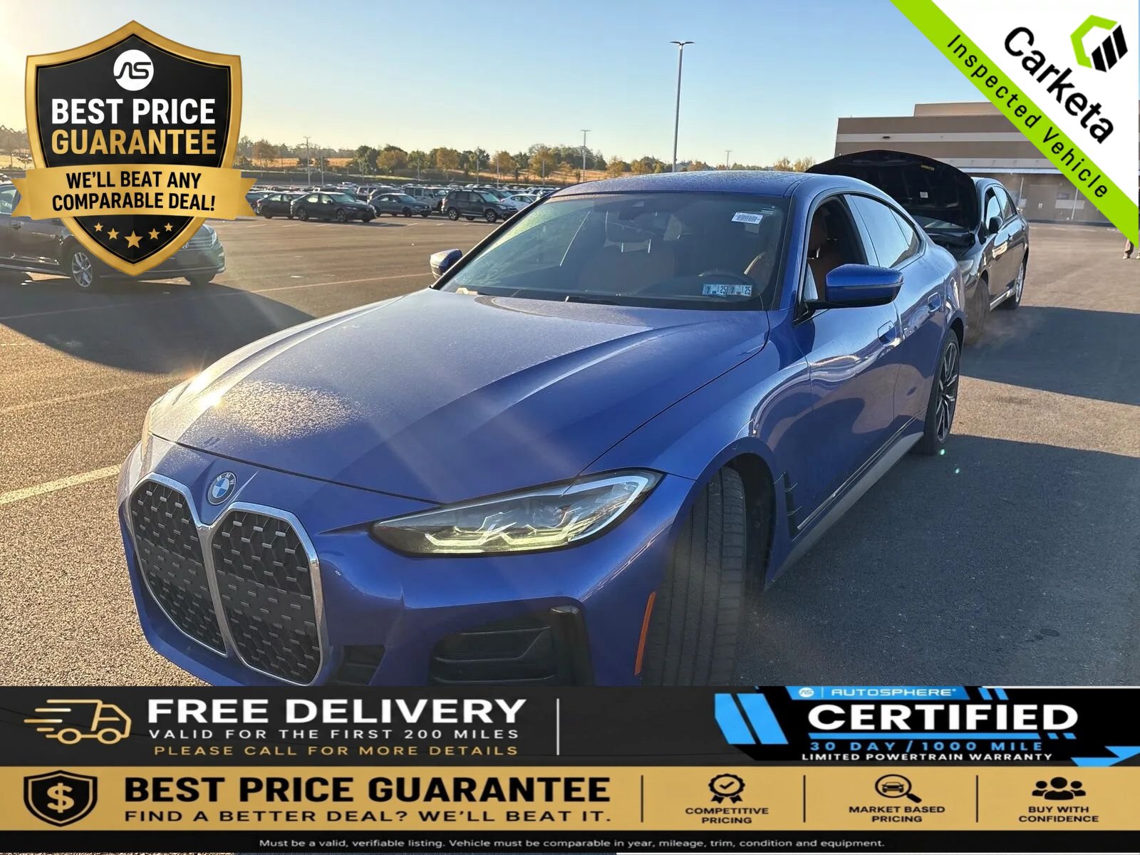 Used 2022 BMW 430i Gran Coupe w/ M Sport Package RWD image 1