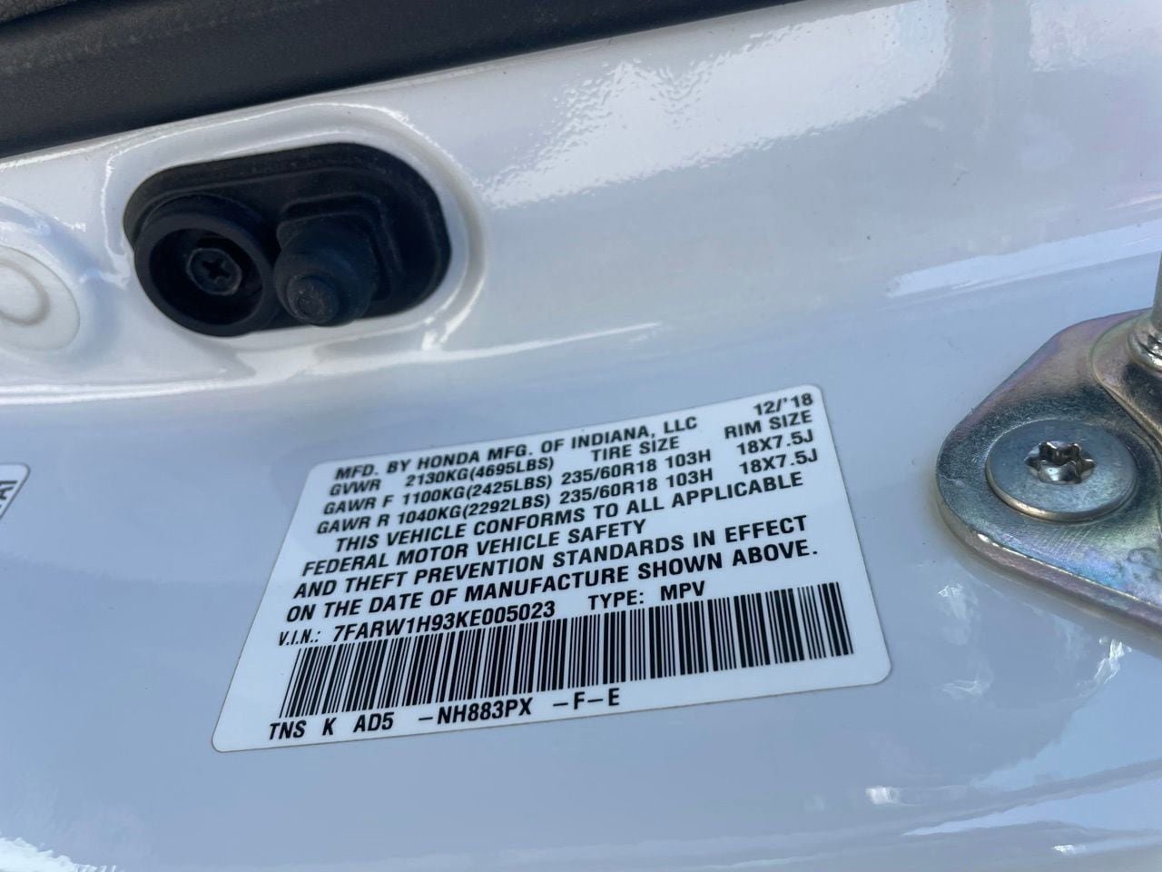 Used 2019 Honda CR-V Touring image 14