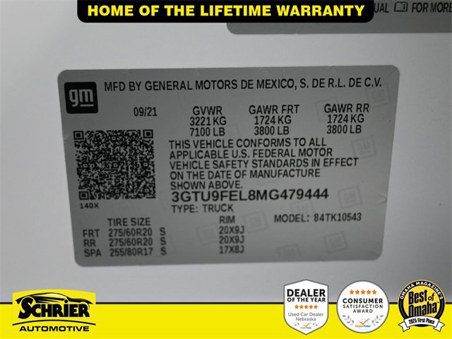 Used 2021 GMC Sierra 1500 Denali w/ Driver Alert Package II image 53