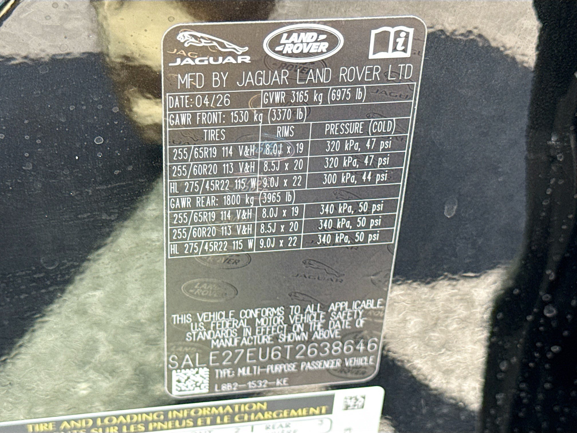 New 2026 Land Rover Defender 110 X-Dynamic SE AWD/4WD image 44