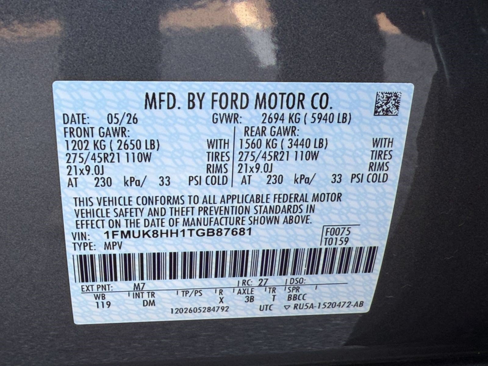 Used 2026 Ford Explorer Platinum w/ LUX Leather Package AWD/4WD image 26