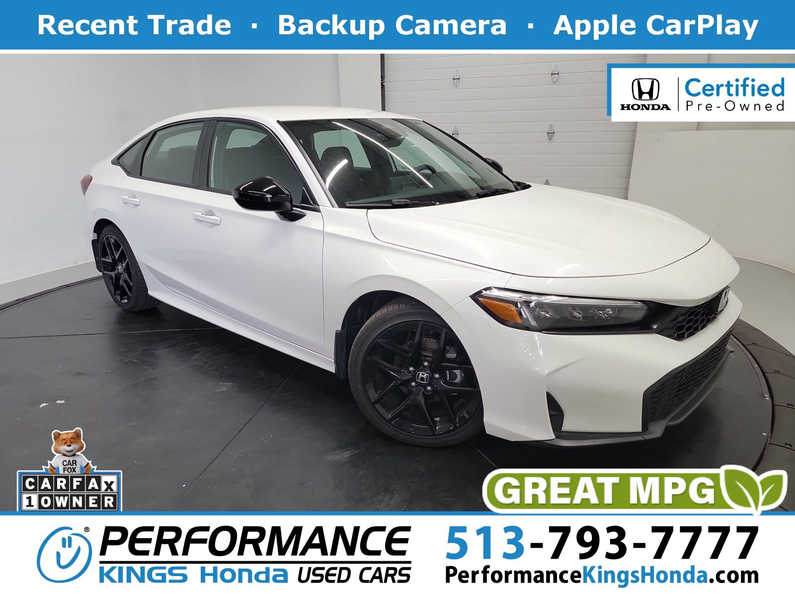 Certified 2026 Honda Civic Sport