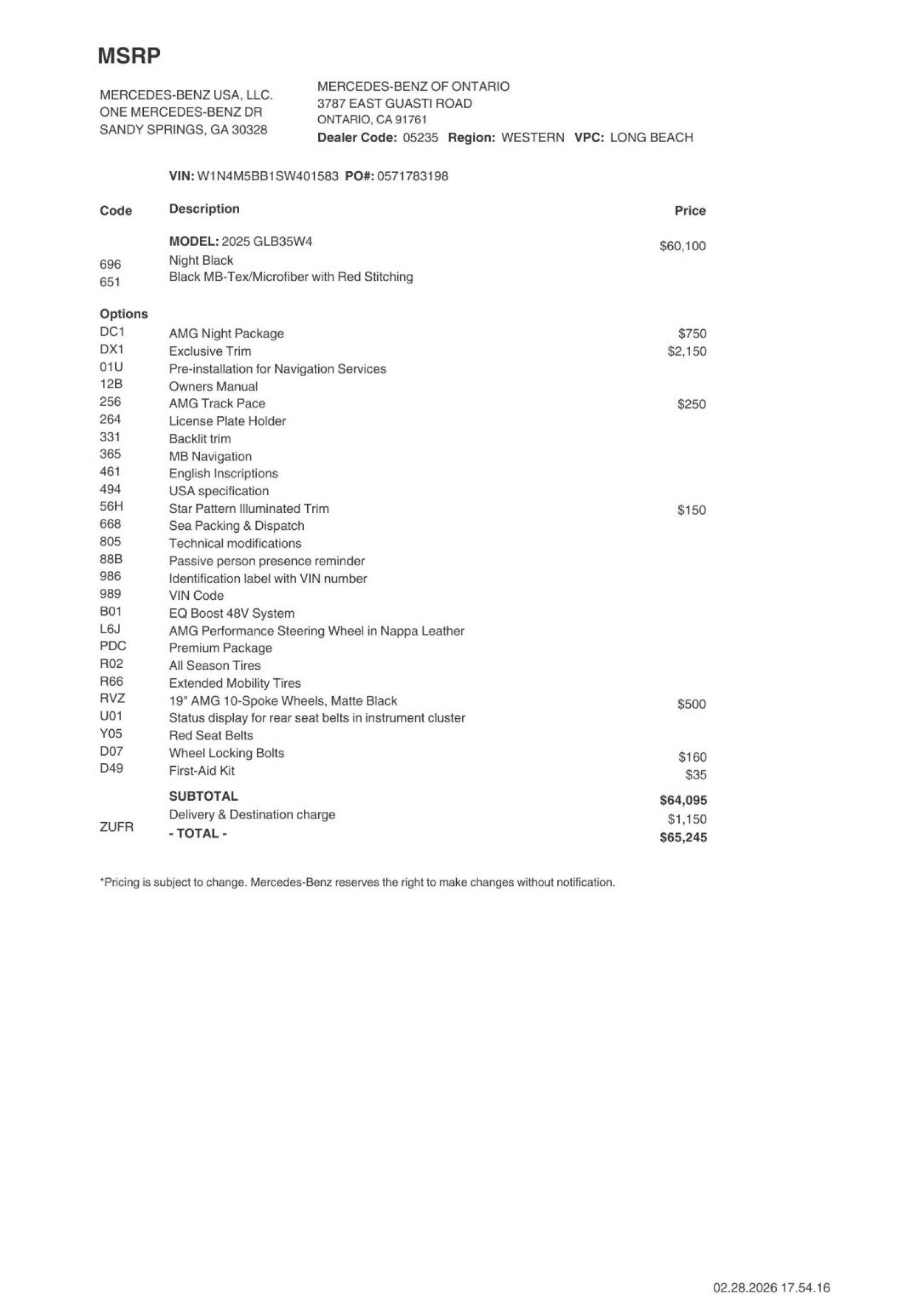 Certified 2025 Mercedes-Benz GLB 35 AMG 4MATIC image 2