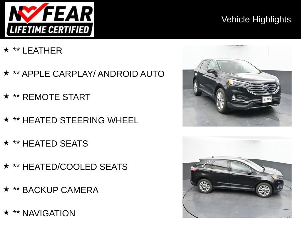 Used 2022 Ford Edge Titanium w/ Equipment Group 301A AWD/4WD image 2