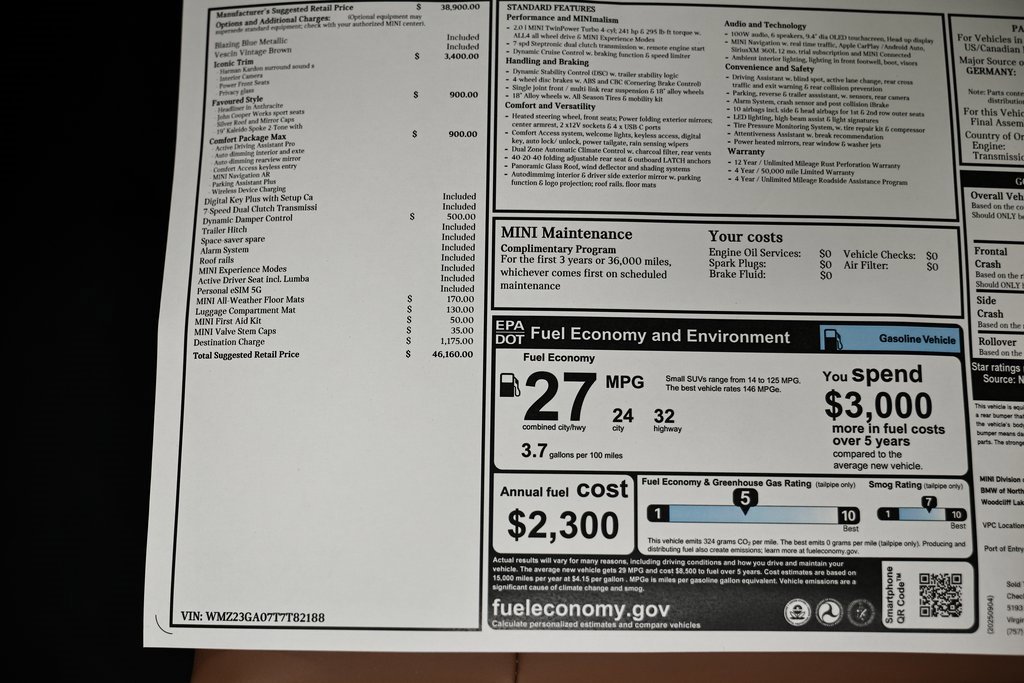 New 2026 MINI Cooper Countryman S w/ Comfort Package Max image 41