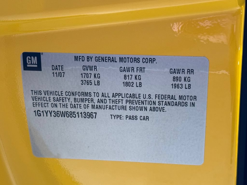 Used 2008 Chevrolet Corvette Convertible w/ Preferred Equipment Group RWD image 21