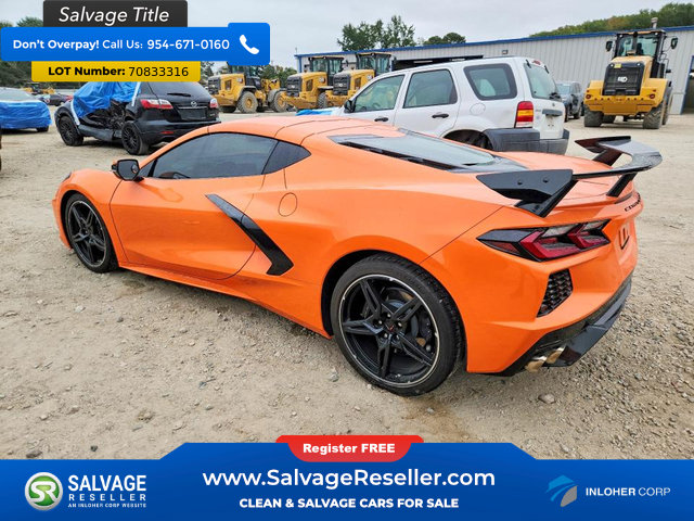 Used 2022 Chevrolet Corvette Stingray Coupe w/ 1LT RWD image 3