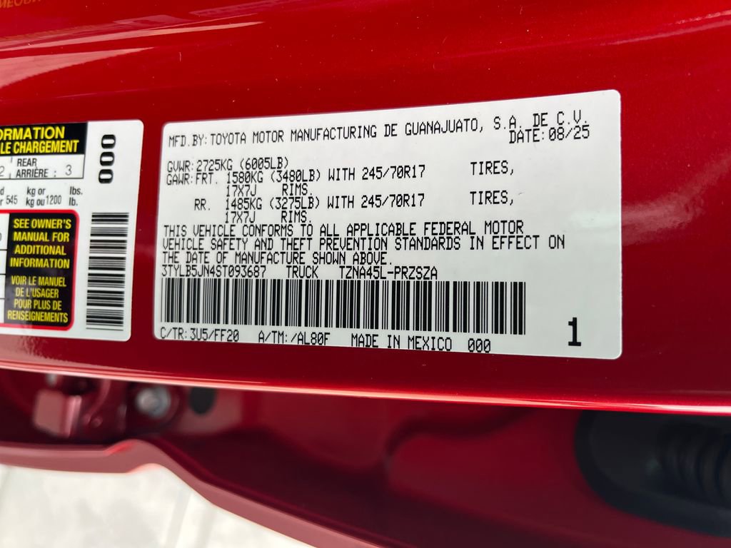 New 2025 Toyota Tacoma SR5 image 28