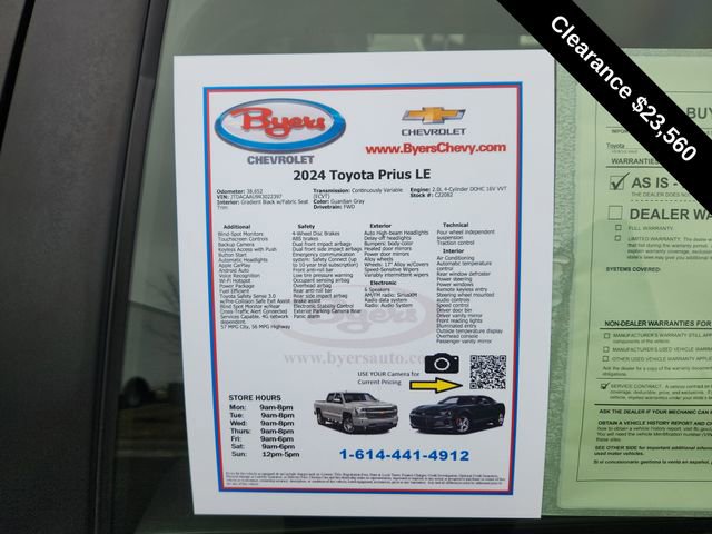 Used 2024 Toyota Prius LE image 10